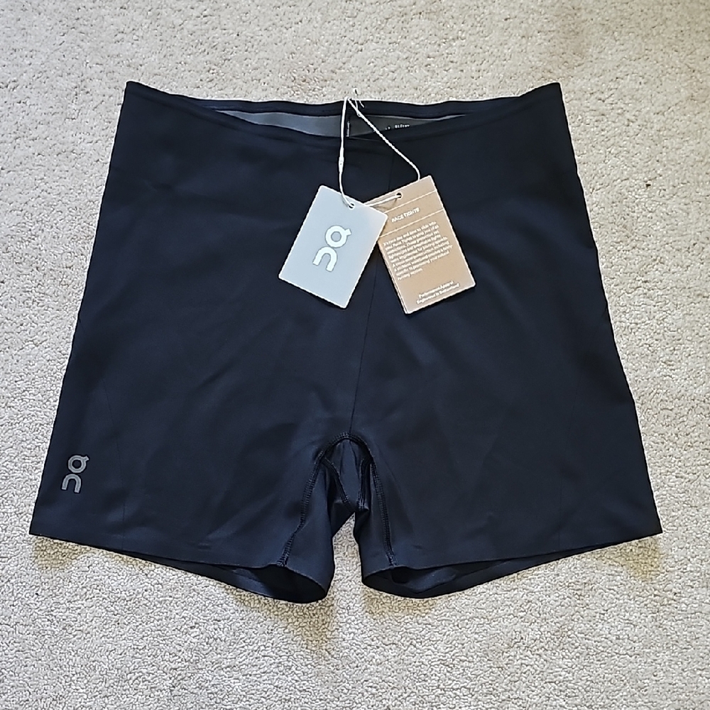 On Running Black Race Tights